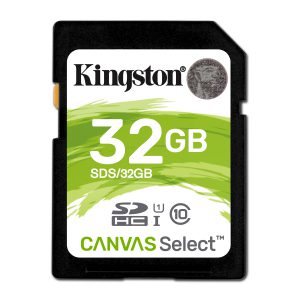 SDHC Card 32GB Kingston UHS-I Canvas Select