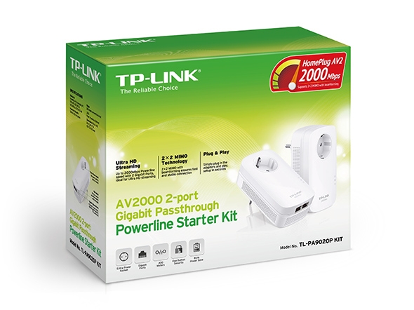 TP-Link Powerline 2000Mbps TL-PA9020P KIT 2st AV2