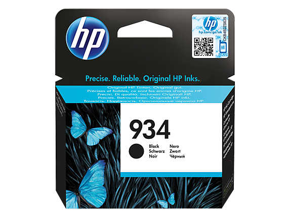 HP No.934 Zwart 10,0ml (Origineel)