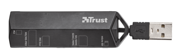 USB2.0 Trust 9-in-1 Stello Zwart