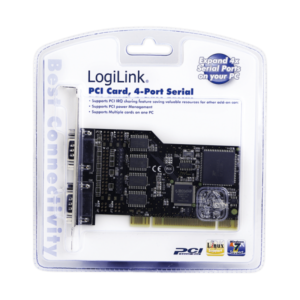 PCI card Serieel (4xe) LogiLink