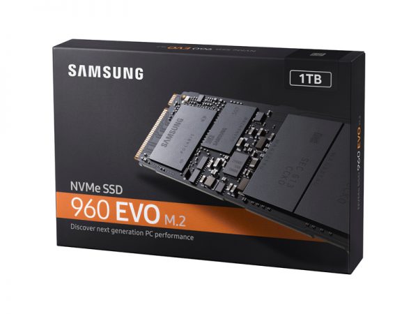 1TB M.2 PCIe Samsung 960 EVO TLC/3200/1900 NVMe Retail