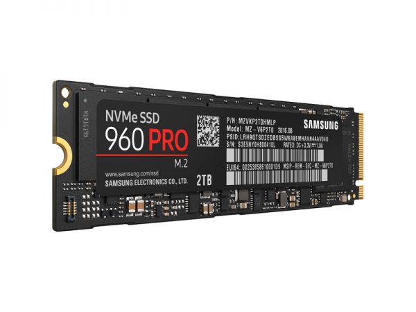 2TB M.2 PCIe Samsung 960 PRO MLC/3500/2100 NVMe Retail