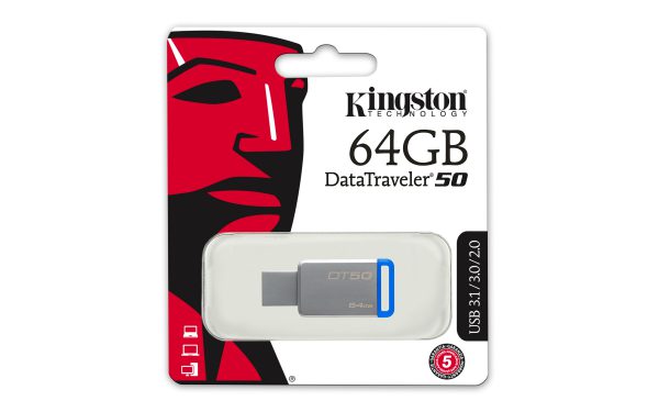 USB 3.1 FD 64GB Kingston DataTraveler 50