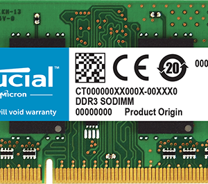 SO DIMM 4096MB/DDR3L 1600 Crucial CL11