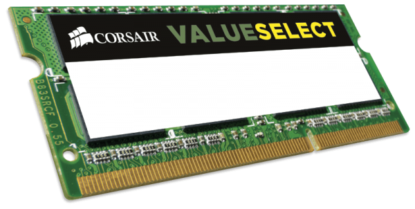SO DIMM 8192MB/DDR3L 1600 Corsair ValueSelect CL11