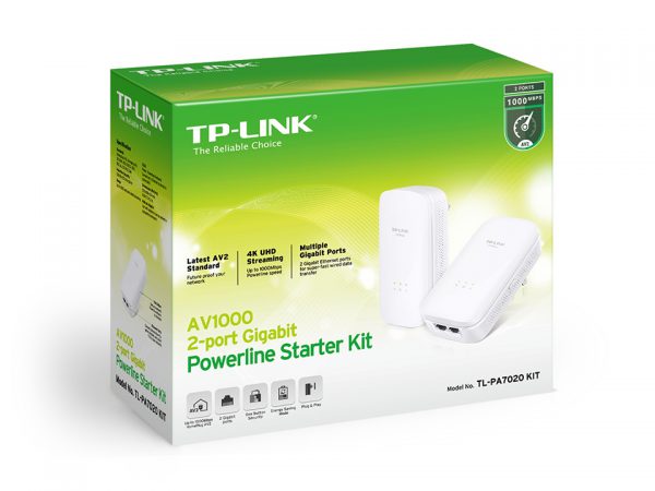TP-Link Powerline 1000Mbps TL-PA7020 KIT 2st AV2
