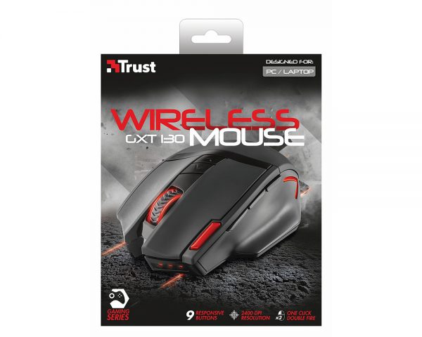 Trust GXT 130 Optical USB Zwart Retail Wireless