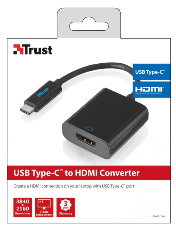 USB Trust USB-C --> HDMI adapter