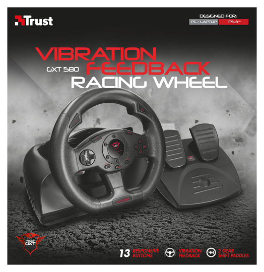 Trust Stuurwiel GXT 580 Vibration Feedback Racing