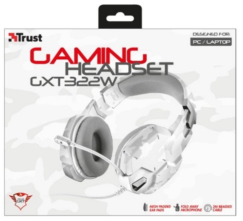 Trust 1x3,5mm Headset GXT 322W Gaming Wit