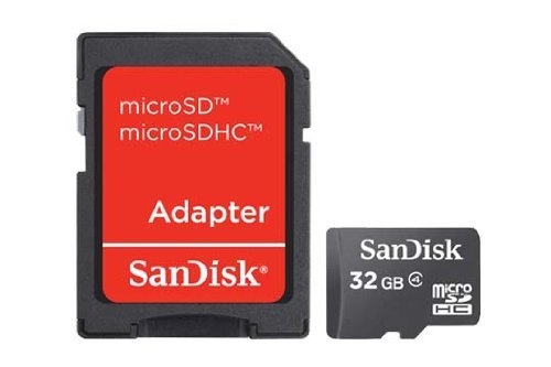 SDHC Card Micro 32GB Sandisk Class 4