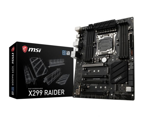 MSI 2066 X299 Raider GBL/DDR4/USB3/ATX