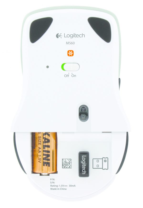 Logitech M560 Laser USB Wit Retail Wireless