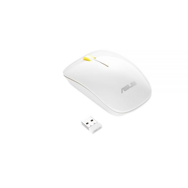 Asus WT300 Optical USB Wit/Geel Wireless