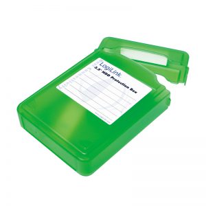 1x3,5" HDD Protection Box LogiLink Groen
