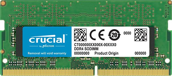 SO DIMM 16384MB/DDR4 2666 Crucial CL17 Retail