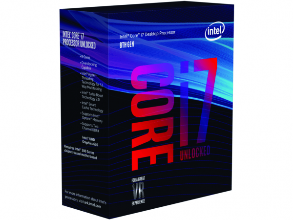 1151 Intel Core i7 8700K 95W 4,7GHz / BOX / no Cooler