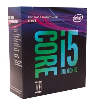1151 Intel Core i5 8600K 95W 4,3GHz / BOX / no Cooler