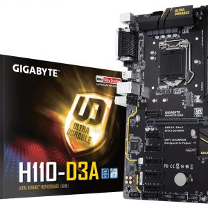 Gigabyte 1151 GA-H110-D3A V/GBL/R/DDR4/USB3/ATX