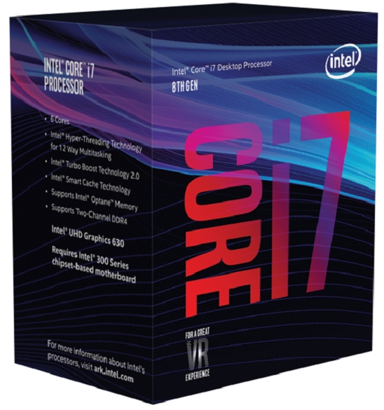 1151 Intel Core i7 8700 65W 4,6GHz / BOX