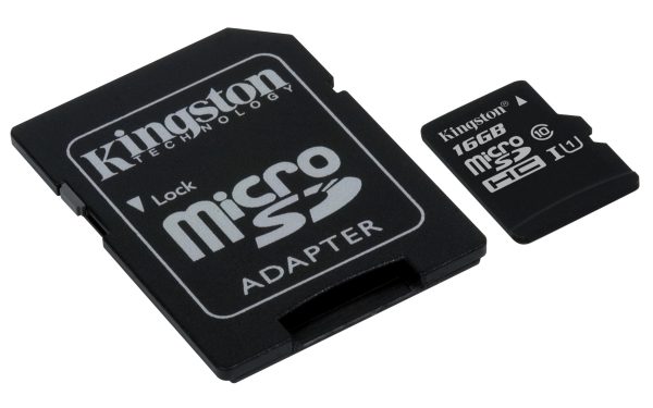 SDHC Card Micro 16GB Kingston UHS-I Canvas Select
