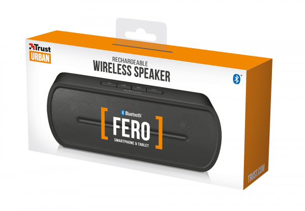 Trust Fero Wireless Bluetooth Speaker Zwart