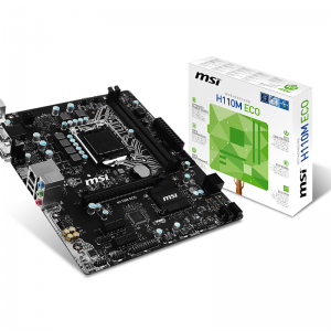 MSI 1151 H110M ECO V/GBL/DDR4/USB3/µATX