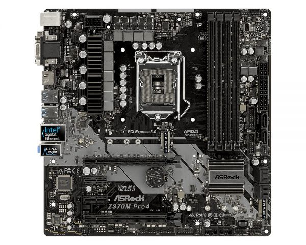 ASRock 1151 Z370M Pro4 µATX /Raid /DDR4