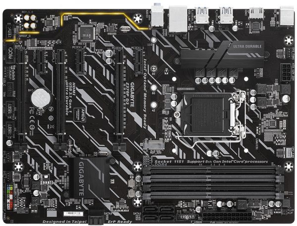 Gigabyte 1151 Z370P D3 V/R/DDR4/USB3/ATX