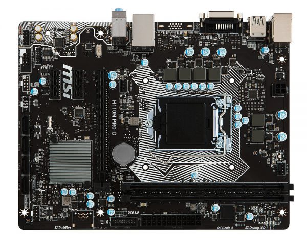 MSI 1151 H110M PRO-D V/GBL/DDR4/USB3/µATX