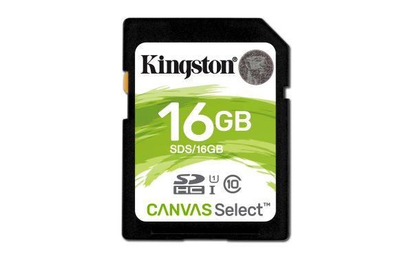 SDHC Card 16GB Kingston UHS-I Canvas Select