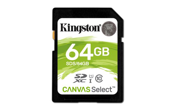 SDXC Card 64GB Kingston UHS-I Canvas Select