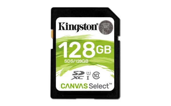 SDXC Card 128GB Kingston UHS-I Canvas Select