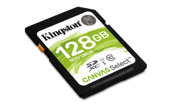SDXC Card 128GB Kingston UHS-I Canvas Select