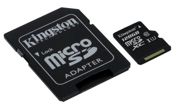SDXC Card Micro 128GB Kingston UHS-I Canvas Select