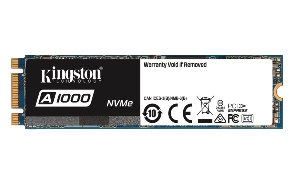 960GB M.2 PCIe NVMe Kingston A1000 3D/TLC/1500/1000