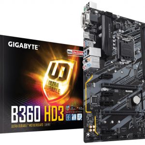 Gigabyte 1151 B360 HD3 V/GBL/DDR4/USB3/ATX