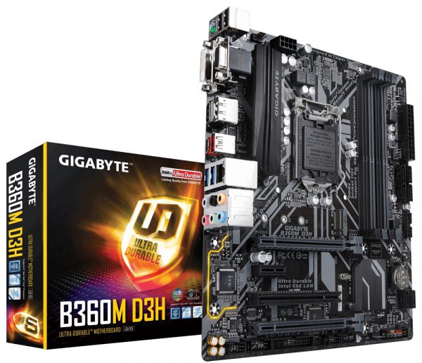 Gigabyte 1151 B360M D3H V/GBL/DDR4/USB3/µATX