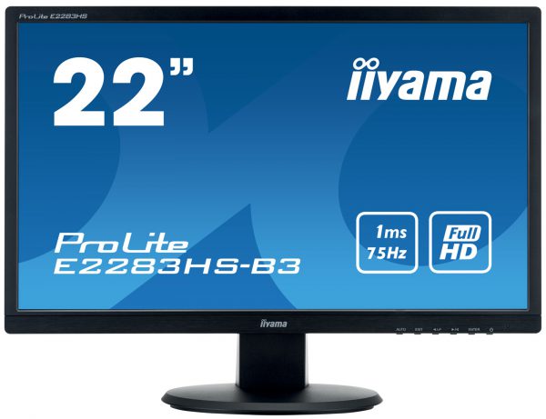 22" Iiyama E2283HS-B3 FHD DP HDMI VGA