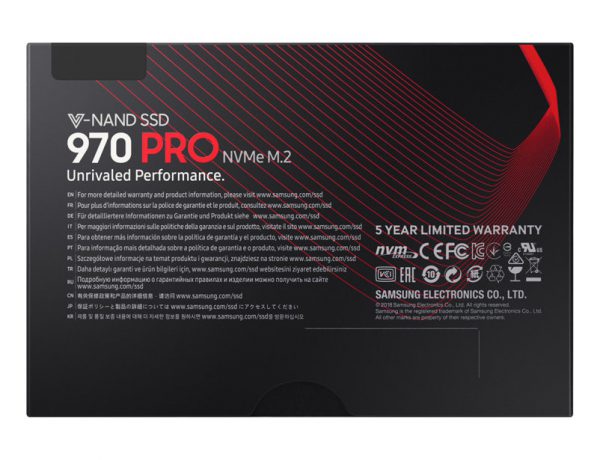 1TB M.2 PCIe NVMe Samsung 970 PRO 3D/MLC/3500/2700